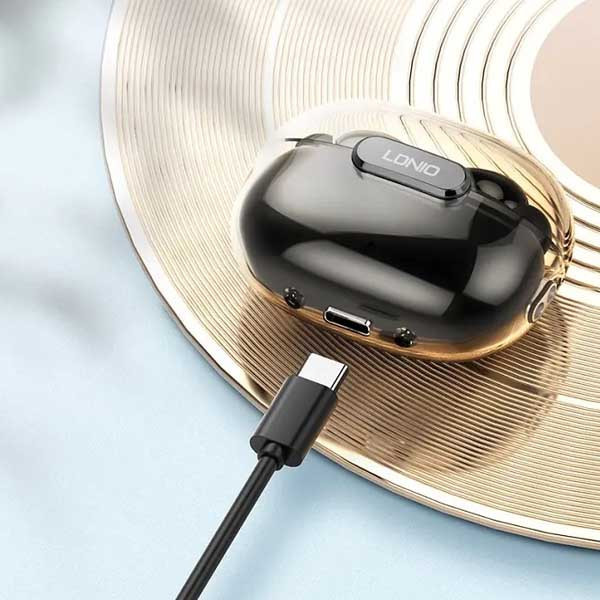 نحوه اتصال شارژر به هندزفری بی سیم الدینیو مدل T02 تهران 1020