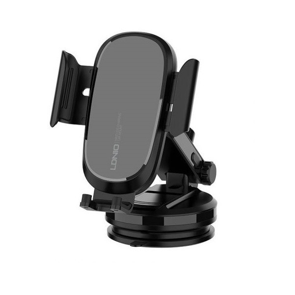 تصویر پایه نگهدارنده و شارژر بی سیم گوشی موبایل 15 وات الدینیو مدل MW21-1