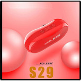 رنگ قرمز اسپیکر بلوتوثی قابل حمل KOLEER S29 کولییر مدل S29 تهران 1020