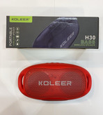 بسته بندی وشکل ظاهری اسپیکر قابل حمل KOLEER H30 کولییر مدل H30