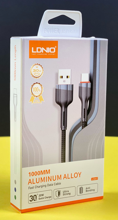 کابل الدینیو مدل LS641 تایپ سی خاکستری رنگ تهران 1020