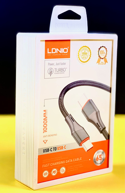 کابل USB-C الدینیو مدل LC631c طول 1 مترUSB -TypeC جنس کنفی تهران 1020