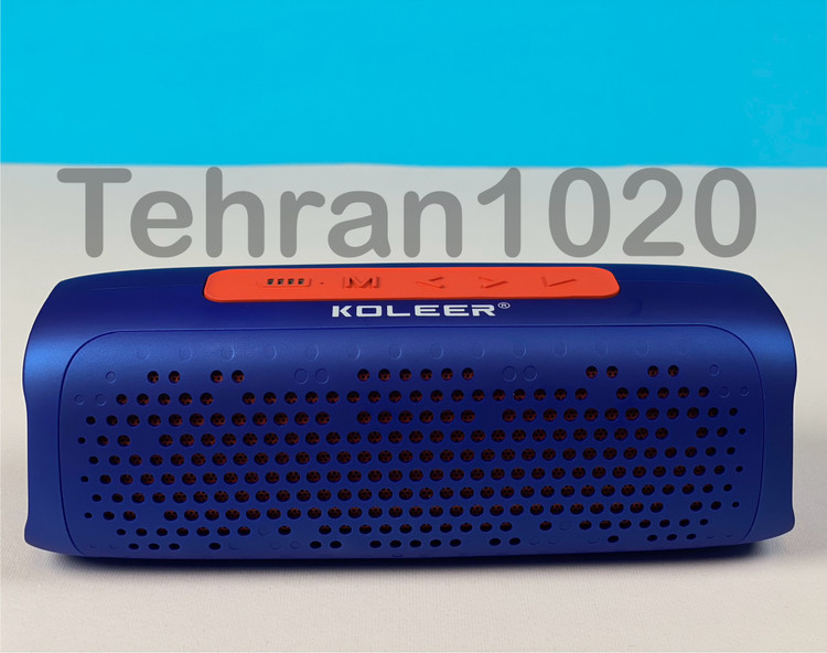 اسپیکر قابل حمل KOLEER S881 کولییر مدل اس 881 بلوتوثی سرمه ای تهران 1020