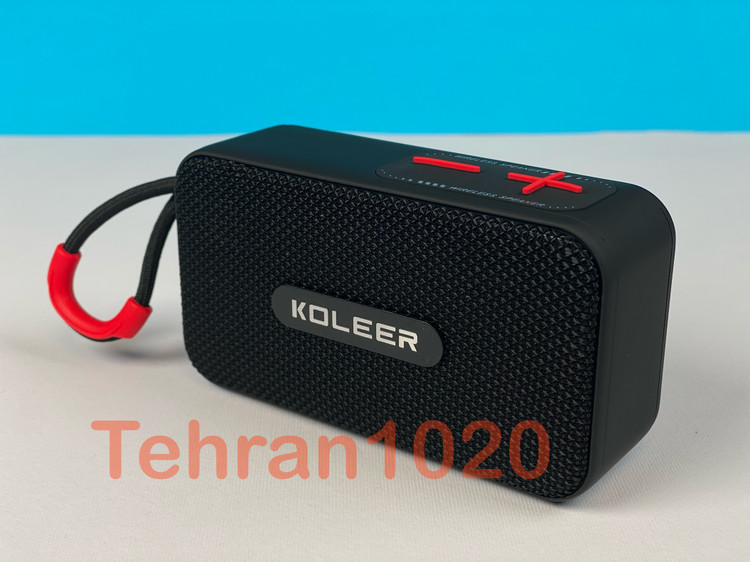 اسپیکر قابل حمل KOLEER H33 کولییر مدل اچ 33بلوتوثی مشکی تهران 1020همراه با بندو سیم شارژر