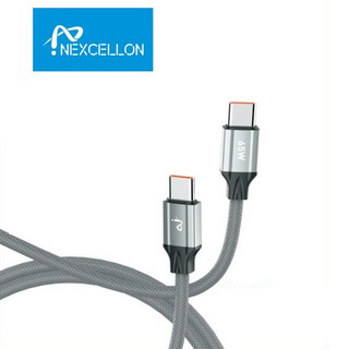 کابل شارژ سوپر فست نکسلون مدل 65 وات nx-cc90 C to C طول 1 متر